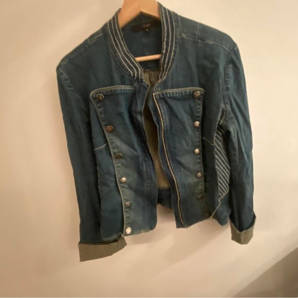 Dark wash denim jacket